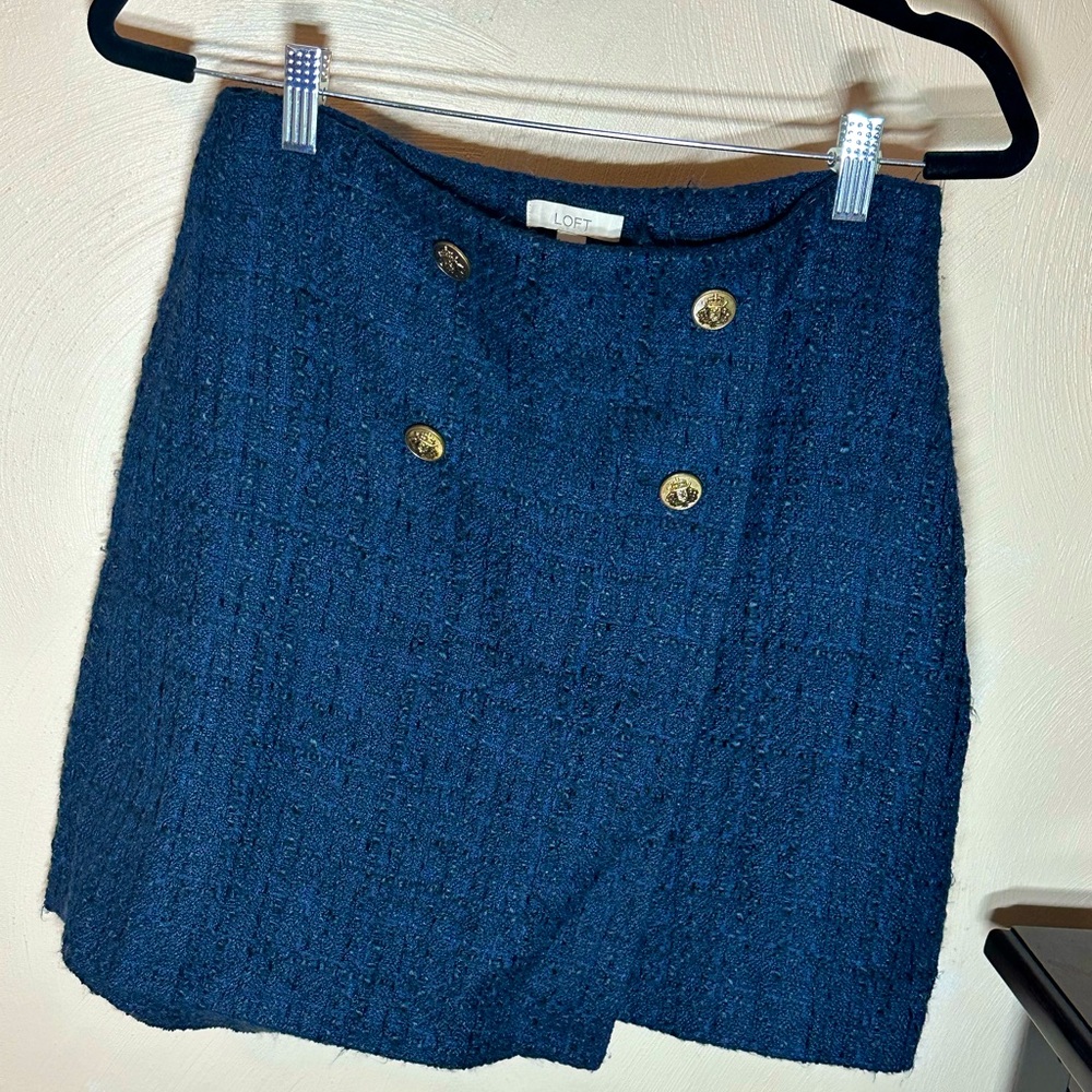 Loft tweed skirt